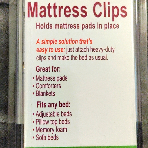 Bed Makers Mattress Clips bundle of 2 extra wide grips four pack strap sets. - Picture 8 of 8